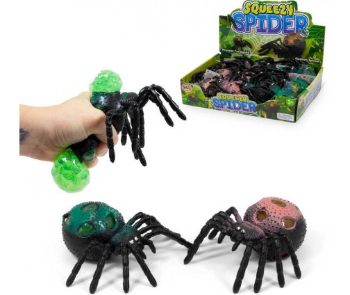 Squishy Bead Ball Spider - Click Image to Close