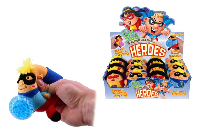 Plush Jelly Squeezers Super Heroes - Click Image to Close