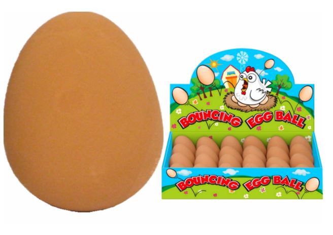 Egg Bounce Ball 56mm x 24mm - Click Image to Close