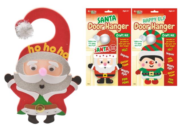 Christmas Make Your Own Door Hanger Kit - Click Image to Close