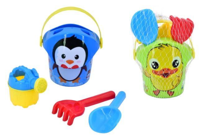 Decorated Bucket Set 5 Pack - Click Image to Close