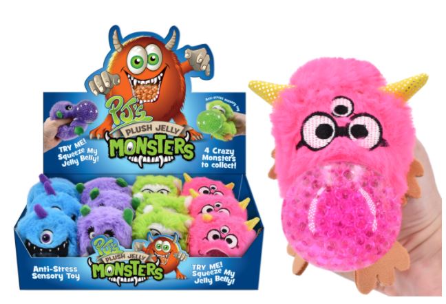 Plush Jelly Squeezers - Monsters - Click Image to Close