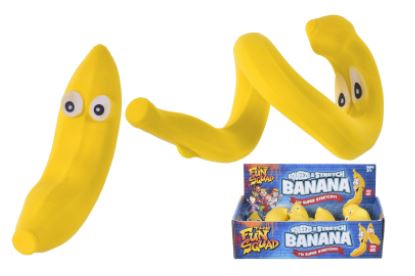 Banana Squeeze Squishy Strechy Toy - Click Image to Close