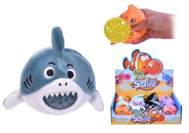 Plush Jelly Squeezers - Sea Life - Click Image to Close