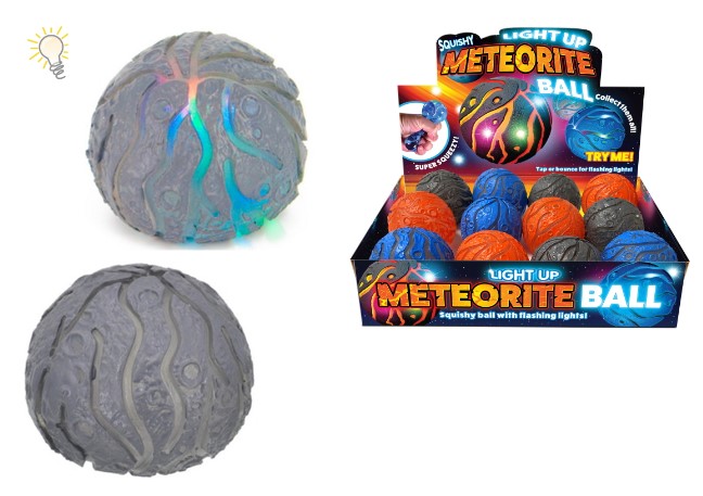 Squishy Light Up Meteorite Ball - Click Image to Close