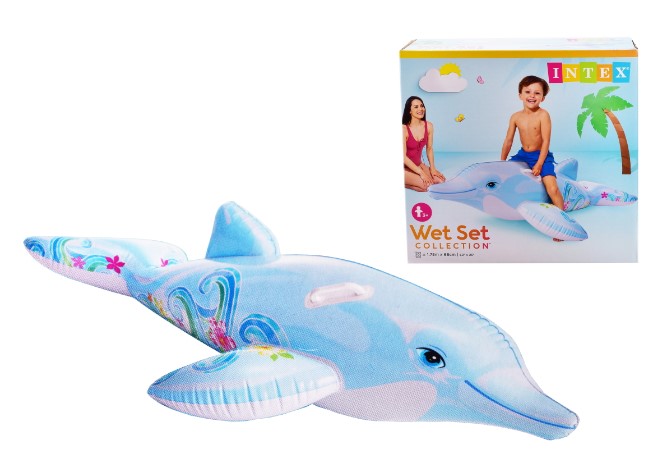 Lil' Dolphin Ride On 69" x 26" - Click Image to Close