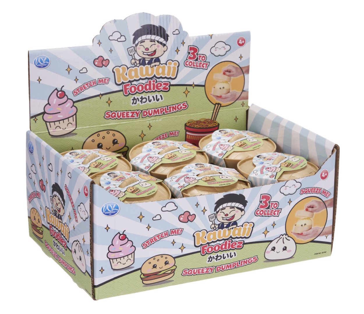 *** OFFER *** Squeezey Dumpling 8.5cm In a Basket
