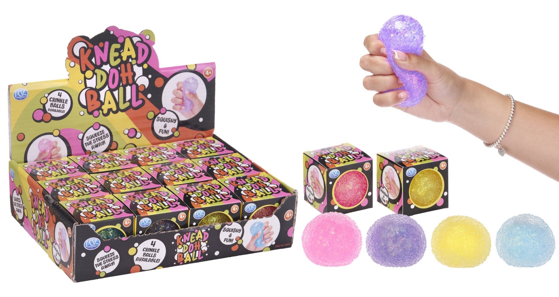 Crinkle Knead Doh Ball 60mm