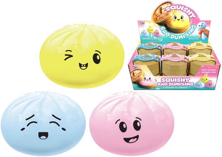*** OFFER *** Coloured Squishy Dumpling In Dumpling Case