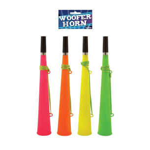 Woofer Horn With String 37cm ( Assorted Colours )