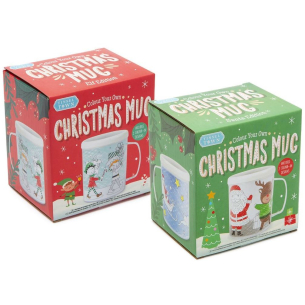 Colour Your Own Christmas Mug