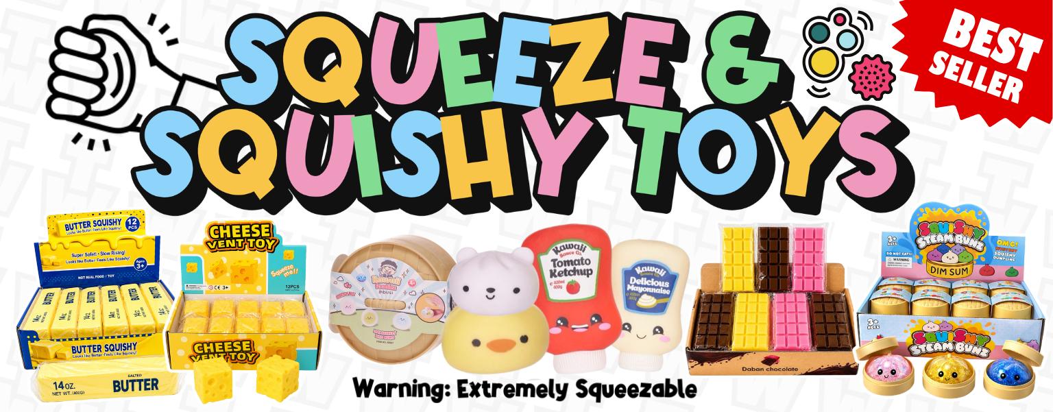SQUEEZE & SQUISHY TOYS
